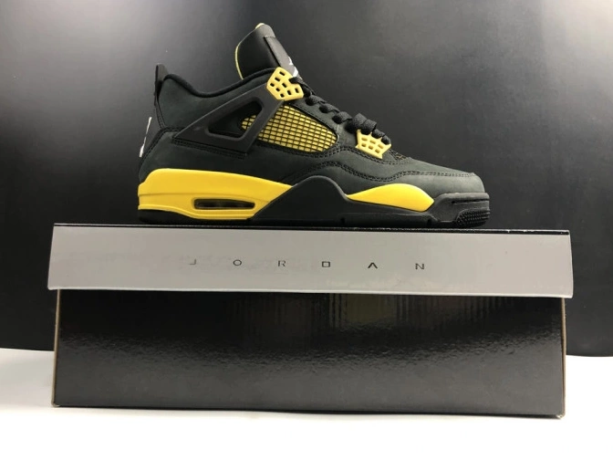 Rep TB Air 4 Retro Jordan Thunder 308497-008 0710